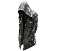 TDEOK Steampunk Men's Jacket, Gothic Tailcoat, Medieval Retro Renaissance Jacket, Sweatshirt Jacket, Punk Outfit, Steampunk Clothing, Party, Leisure, Clothing, Tops, Outwear