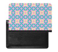 TDGKPZ Passport and Vaccine Card Holder Pink Blue Yellow Passport Cover Documents Organizer Protector