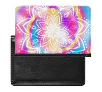 TDGKPZ Passport and Vaccine Card Holder Rainbow Flower Passport Cover Documents Organizer Protector