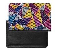 TDGKPZ Passport and Vaccine Card Holder Rainbow Triangle Passport Cover Documents Organizer Protector