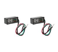 TDHERNXX DOP 3X Turn Flasher, 12V 240W LED Turn Flasher Relay, Portable Compact for Car LED Lights, ABS Material with Stable Performance for Fast