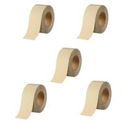 TDHLW 5PACK Sandpaper Roll 13 Yard Long Continuous Roll,2-3/4" Wide, Self Adhesive Stickyback,for Automotive, Woodworking, Hand Sanding Blocks,240 Grit
