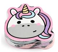 Kids Unicorn Magic Face Flannel, Pink or Purple Travel Wash cloth x 1expanding Bath Shower Cloth (Pink)