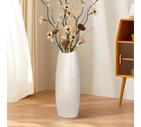TDIAVH Ceramic Tall Vase for Floor,16.1 Inch Large Floor Vase,Decorative Floor Vase for Pampas Grass Minimalist Design Centerpiece,Living Room,Home Decor for Your Pal,Beloved and Family, Shape 1