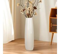 TDIAVH Ceramic Tall Vases for Floor,23.6 Inch Large Floor Vase, Decorative Vases for Pampas Grass Minimalist Design Centerpiece,Living Room,Home Decor for Your Pal,Beloved and Family