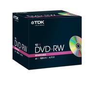 TDK 10 x DVD-RW 4.7 GB 4.7 GB DVD-RW 10pc (S)