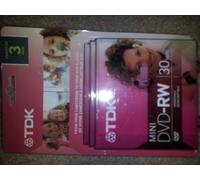 TDK 4X DVD-RW 8CM 1.4 GB DVD-RW 3 Pack in Jewel Case