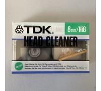 TDK 8CL-11 Hi8 8mm Video 8 Head Cleaner Cleaning Cassette Tape for Camcorder VCR