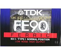 TDK Audio Cassette - Low Noise, 90 Minutes, White