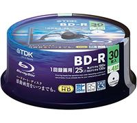 TDK Blu-ray BD-R Disk | 25GB 4x Speed 30 Pack (Japan Import)
