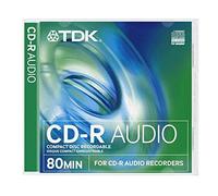 TDK CD-R80 CD-RX80JCA 5 PACK Audio Music Recordable Blank DISCS CDR 80 Mins NEW