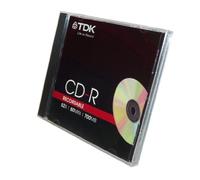 TDK CD-R80JCA-D CD-R 52x 80min 1 unit