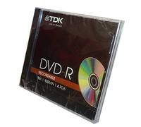 TDK DVD-R 4.7GB DVD-R - Blank DVDs (4.7 GB, DVD-R, 1 pc, Jewelcase)