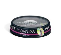 20 x TDK Blank DVD-RW Disc (4x 120min 4.7GB) Video/Data DVD Re-Writable