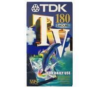 TDK E 180 TV Blank Tapes