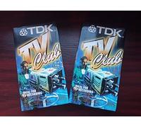 TDK E240 TV Blank VHS TAPES ( 2 pack)