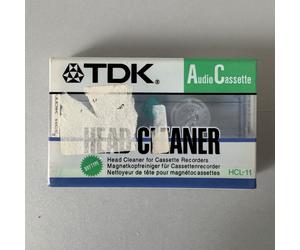 TDK HCL-11 Head Cleaner for Audio Cassette Tape Players & Recorders Dry Type NEW