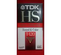 TDK High Standard T-120 VHS Tape 4 Pack
