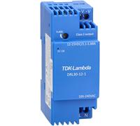 TDK-Lambda 12V 2.1A 25W Low Profile DIN Rail Mount Power Supplies