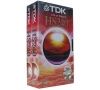 TDK E-HG240 extra high grade video tape with 240 minutes recording, EACH