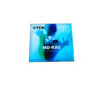 Pack Of 5 New TDK Minidisc MD-RXG 80 Sealed Discs 80 Minutes MD80 Recordable MD