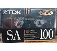 TDK SA 100 Super Avilyn Audio Cassette Tape - Type II High Position