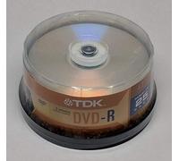 TDK Systems 25PK DVD-R 4.7GB 8X-SPINDLE (DVD-R47DBCB25)