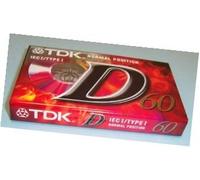 TDK T-D60S TDK SINGLE D60 AUDIO CASSETTE - Pack of 1