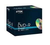 TDK T19389 4.7GB 16x DVD+R - Jewel Cased 10 Pack