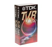TDK TVR 240 4h VHS Empty Cassettes - Twin Pack | Pack of 2