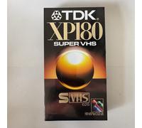 TDK XP180 Super VHS SVHS S-VHS 3 Hour Blank Video Cassette Tape for VCR NEW