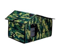 Tdkfdswdoa Pet Shelter Foldable Warm Cat House for Outdoor Cats Cat Bed Cats Dogs Shelter Weatherproof Cat Cave Keep Warm C