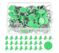 Tdkjfoutr 100 Pcs Reflective Tacks Trail Marking Tacks Reflective Trail Tacks Glow Tacks Reflective Trail Markers Mark Trail