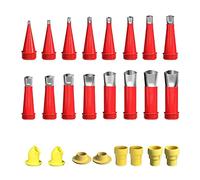 Tdkjfoutr 24Pc Stainless Steel Caulk Nozzle Applicator Caulking Finisher Glue Silicone Sealant Finishing Tool for Kitchen Bathroom