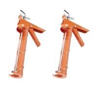 Tdkjfoutr 2PCS Caulking Tool, 10:1 Thrust Ratio, Caulk Tool No Drip, Hand Caulking Tool for Glass Glue and Silicone Glue