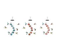 Tdkjfoutr 3PCS Wind Chimes Bird Feeders for Outdoors Hanging Ant and Bee Proof,Never Leak,Perfect Garden Decor for Outside Easy Install