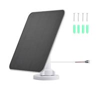 Tdkjfoutr 5W Waterproof Solar Panel 5V Charging for Ring Spotlight Cam & Ring Stick Up Cam O-Ring Terminal Port