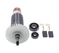 Tdkjfoutr AC220-240V Angle Grinder Rotor for 9553NB 9553HB 9555HN 9553HN Armature Anchor Rotor Stator Gear Power Tool Parts