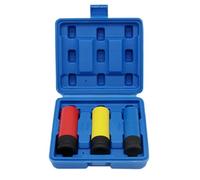 Tdkjfoutr Drive Wheel Protector Impact Sleeve Set, Durables Plastic Sleeve, Colored Tire Auto Repair Tools Blue