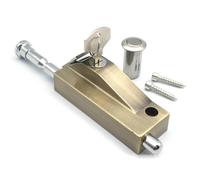 Tdkjfoutr Revolving Door Latch Door Frame Door Lock Double Door Spring Latch Anti-Theft Interlocking Home Hardware Decoration B