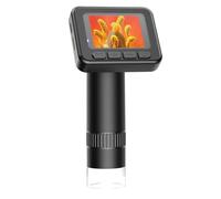 Tdkjfoutr W2 Digital Portable Microscope USB High Definition Magnifying Glass Handheld with Screen Identification 1000X Easy Install