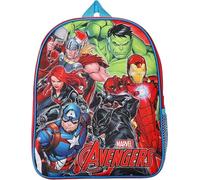 Avengers Boys Backpack Character Rucksack Kids School Bag Superhero Carry Travel Bag With Drinks Holder Red