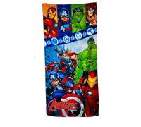 TDL Avengers Microfibre Beach Towel with Hulk and Iron Man