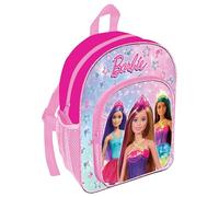 TDL Barbie Princess Girls School Backpack Nursery Rucksack Deluxe Bag With Front Pocket Mesh Side