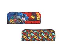 TDL Batman Crusader Pencil Case, Regular Size, Multi-Colour Comic Design