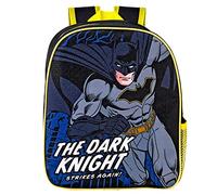 TDL Boys Batman Backpack Childrens Premium Character Bag Kids School Rucksack Carry Bag