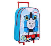 TDL Boys Kids Thomas Standard Folding Trolley Hand Luggage Bag Backpack for School Travel Holidays