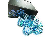 TDL-brand Hand Crafted Venetian Style, Shot Glasses 2oz, Set of Four, Gift Box, 3.3.24Murano