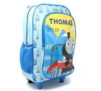 TDL Childrens Deluxe Thomas The Tank Engine Trolley Backpack Travel Bag with Side Mesh Pockets,Blue