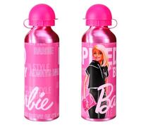 tdl Childrens Kids Barbie Aluminium Water Bottle